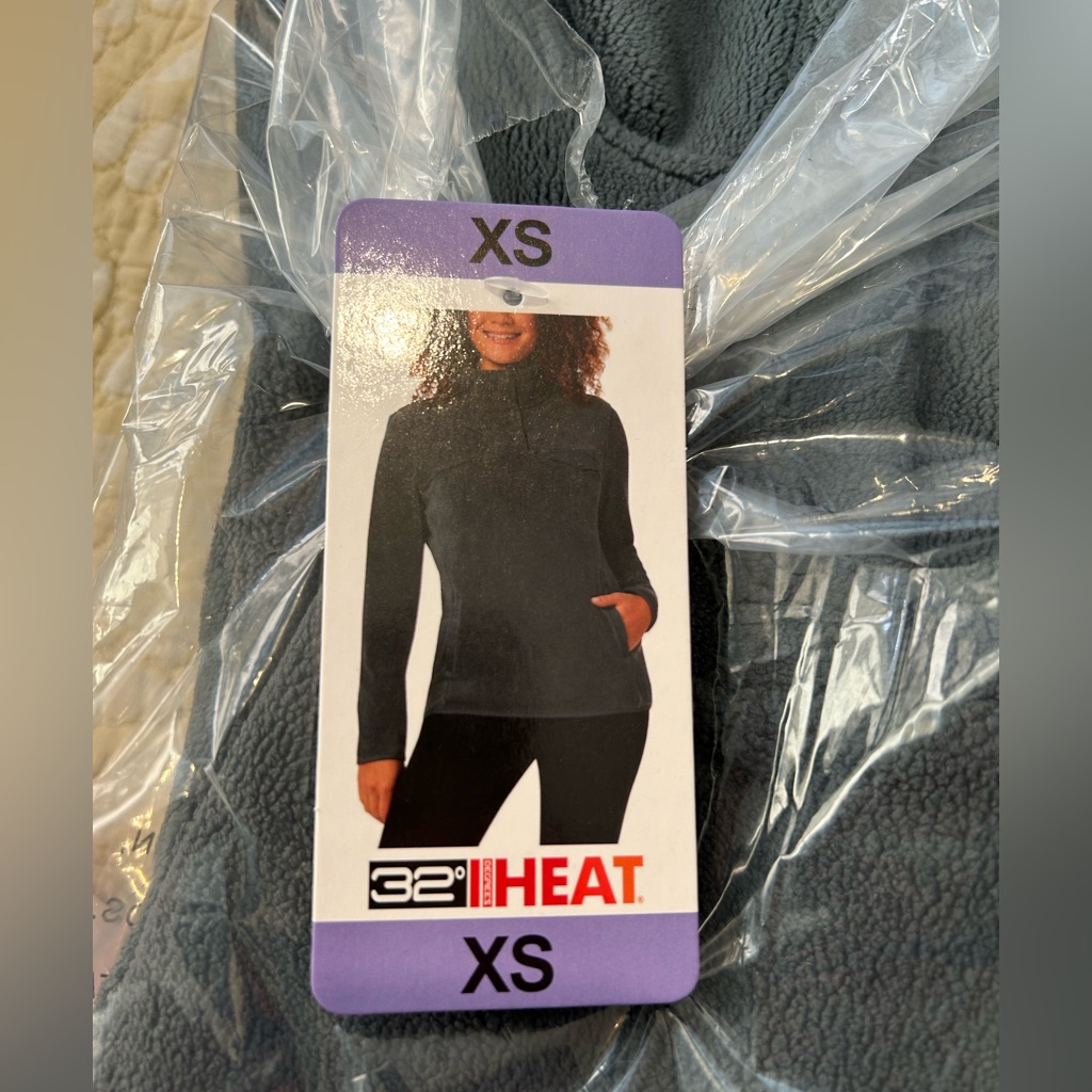 Olive Green Size Xs Thermal Sweater 32 Degrees Brand New With Tags